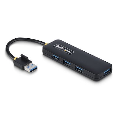 StarTech.com 4 Port USB A Hub; 5Gbps Bus Powered Travel Mini USB Hub StarTech.com 4 Port USB A Hub; 5Gbps Bus Powered Travel Mini USB Hub