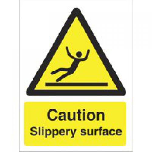 Warning Stewart Superior Caution Slippery Surface Sign 150x200mm