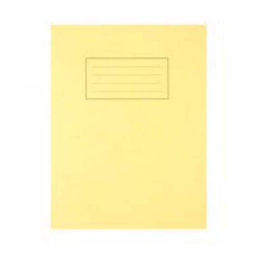 Silvine 9x7 inch/​229x178mm Exercise Book Ruled Yellow 80 Pages (Pack 10) - EX103