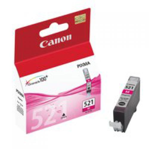 Canon+CLI521M+Magenta+Standard+Capacity+Ink+Cartridge+9ml+-+2935B001