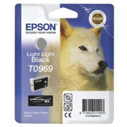 Epson+T0969+Husky+Light+Black+Standard+Capacity+Black+Ink+Cartridge+11ml+-+C13T09694010