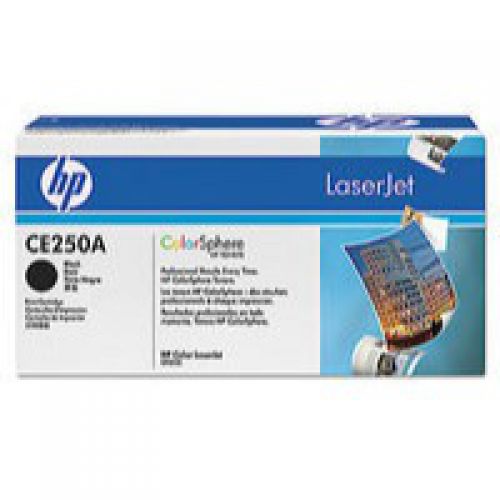 HP 504A Black Standard Capacity Toner 5K pages for HP Color LaserJet CM3530/CP3525 - CE250A