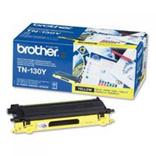 Brother+Yellow+Toner+Cartridge+1.5k+pages+-+TN130Y