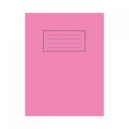 Silvine 9x7 inch/229x178mm Exercise Book Plain Pink 80 Pages (Pack 10) - EX112