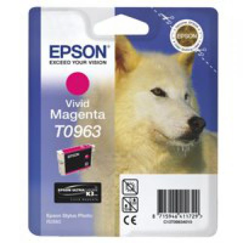 Epson+T0963+Husky+Vivid+Magenta+Standard+Capacity+Ink+Cartridge+11ml+-+C13T09634010