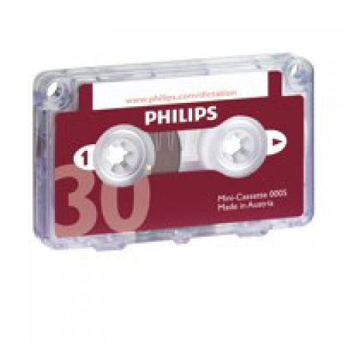 Philips 30 Minute Mini Cassettes - Pack of 10 Philips 30 Minute Mini Cassettes - Pack of 10