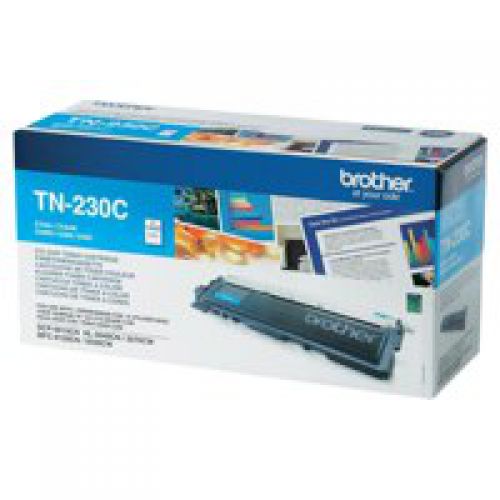 Brother+Cyan+Toner+Cartridge+1.4k+pages+-+TN230C