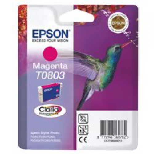 Epson+T0803+Hummingbird+Magenta+Standard+Capacity+Ink+Cartridge+7ml+-+C13T08034011