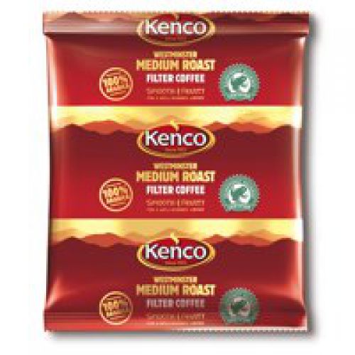Coffee Kenco Westminster Medium Roast Filter Coffee 3 Pint per 60g Sachet (Pack 50)
