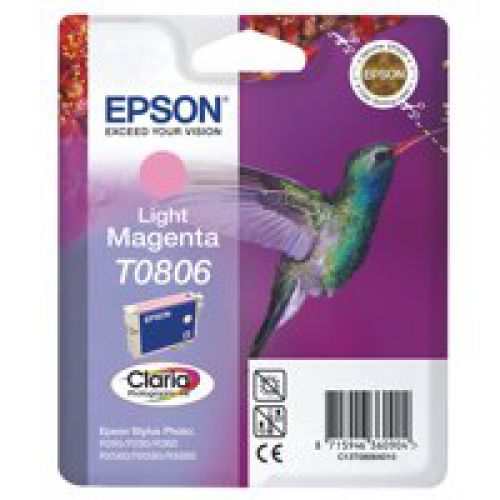 Epson+T0806+Hummingbird+Light+Magenta+Standard+Capacity+Ink+Cartridge+7ml+-+C13T08064011