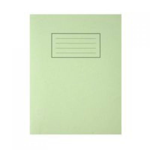 Silvine 9x7 inch/​229x178mm Exercise Book Ruled Green 80 Pages (Pack 10) - EX102