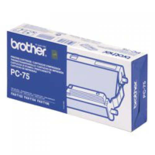 Brother+Thermal+Transfer+Ribbon+144+pages+with+Cartridge+Holder+-+PC75
