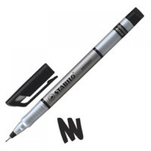 STABILO+SENSOR+Fine+liner+Pen+0.3mm+Line+Black+%28Pack+10%29+189%2F46