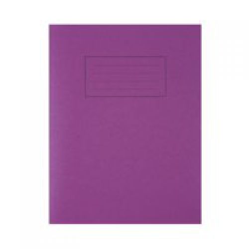 Silvine+9x7+inch%2F229x178mm+Exercise+Book+Ruled+Purple+80+Pages+%28Pack+10%29+-+EX100