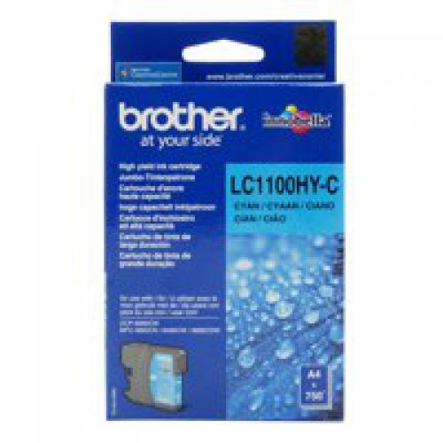 Brother Cyan High Yield Ink Cartridge 10ml - LC1100HYC