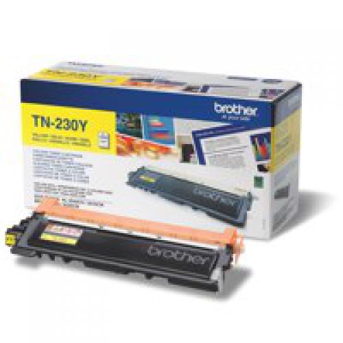 Brother+Yellow+Toner+Cartridge+1.4k+pages+-+TN230Y