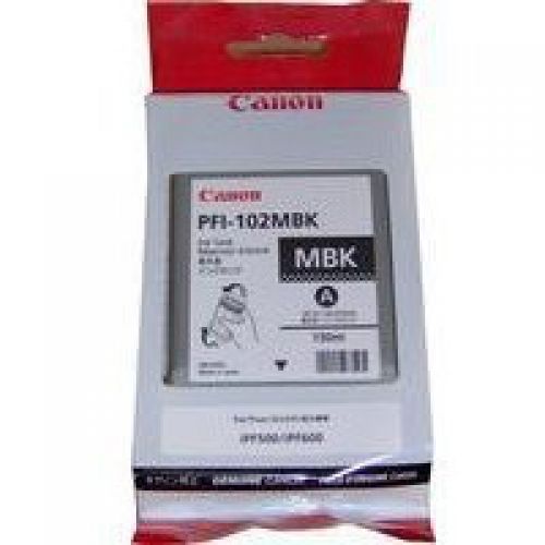 Canon PFI102BK Black Standard Capacity Ink Cartridge 130ml - 0895B001