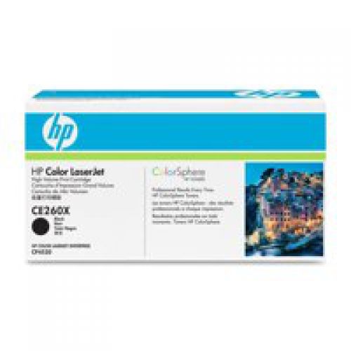 HP 649X Black High Yield Toner 17K pages for HP Color LaserJet Enterprise CP4525 - CE260X