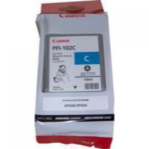Canon PFI102C Cyan Standard Capacity Ink Cartridge 130ml - 0896B001