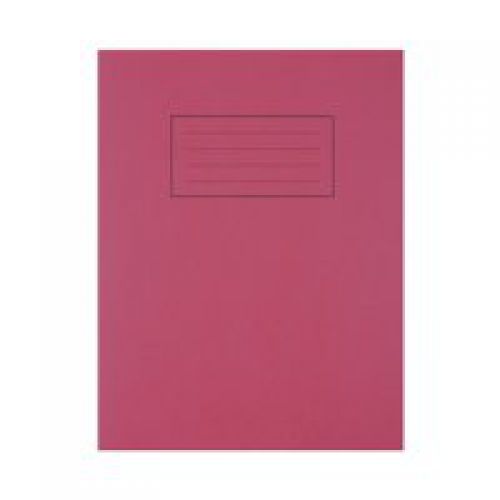 Silvine 9x7 inch/229x178mm Exercise Book Ruled Red 80 Pages (Pack 10)