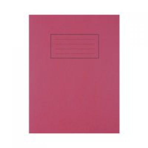 Silvine 9x7 inch/​229x178mm Exercise Book Ruled Red 80 Pages (Pack 10) - EX101