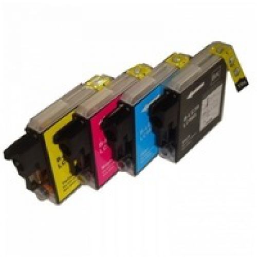 Brother Black Cyan Magenta Yellow Standard Capacity Ink Cartridge Multipack 9ml + 3 x 5ml (Pack 4) - LC985VALBP