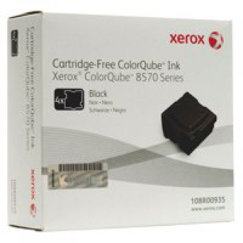 Xerox 108R00935 Black Solid Ink 8.6K pages 4 PackFor 8570/8870