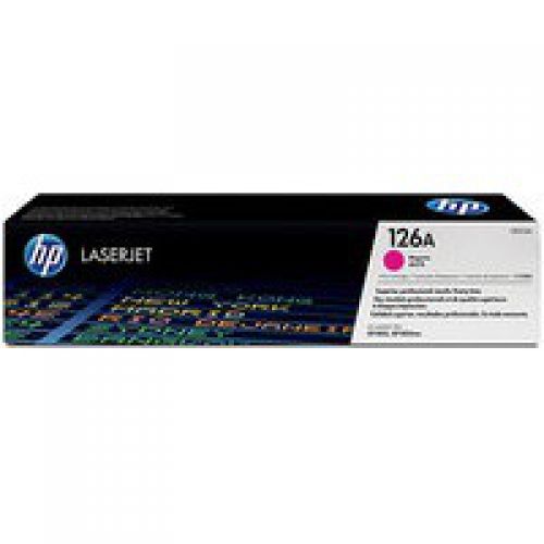 HP 126A Magenta Standard Capacity Toner 1K pages for HP LaserJet Pro 100/CP1025/M275 - CE313A