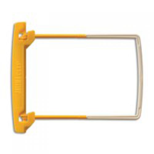 Clips Jalema Filing Clip 50mm Capacity Yellow and White (Pack 100)