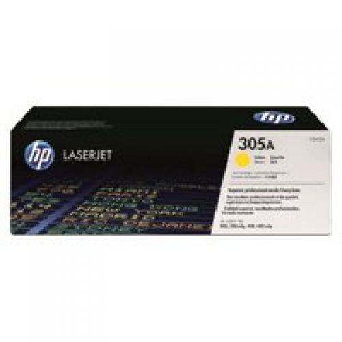HP 305A Yellow Standard Capacity Toner 2.6K pages for HP LaserJet Pro M351/M375/M451/M475 - CE412A