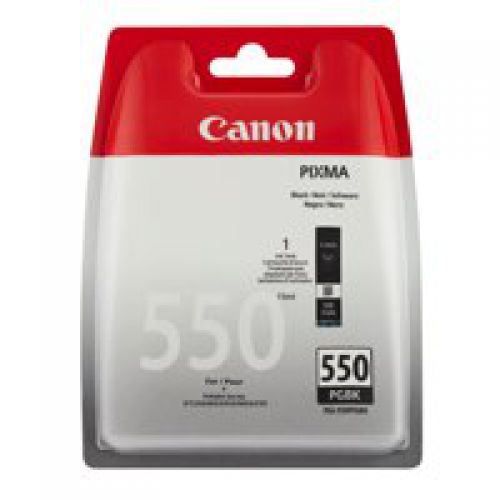 Canon+PGI550BK+Black+Standard+Capacity+Ink+Cartridge+15ml+-+6496B001