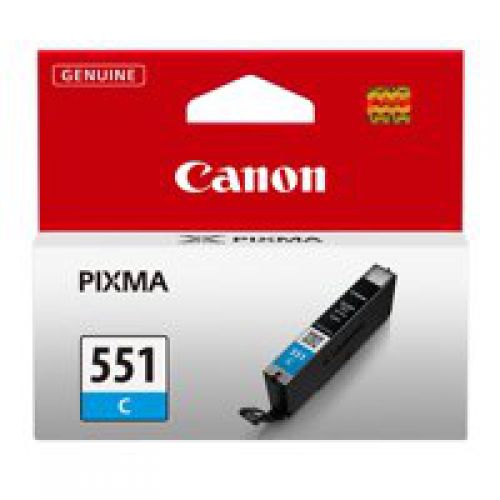 Canon+CLI551C+Cyan+Standard+Capacity+Ink+Cartridge+7ml+-+6509B001