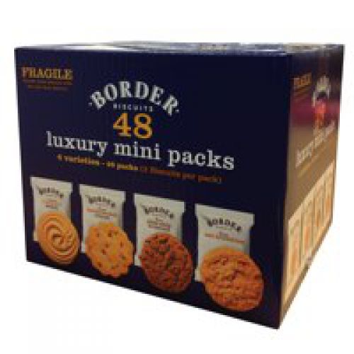 Border Biscuits Luxury Mini Twin Pack Assorted Biscuits (Pack 48) - NWT542