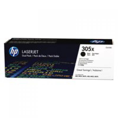 HP 305X Black High Yield Toner 4K pages Twinpack for HP LaserJet Pro M351/M375/M451/M475 - CE410XD