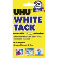 UHU White Tack Handy Pack (Pack 12) - 3-42196