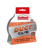 UniBond Duct Tape High Strength Adhesive Tape 50mm x 25m Silver (Roll) - 2675518