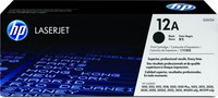 HP 12A Black Standard Capacity Toner 2K pages for HP LaserJet 1010/1012/1015/1018/1020/1022/3015/3020/3030/3050/3052/3055/M1005 MFP/M1319 MFP - Q2612A