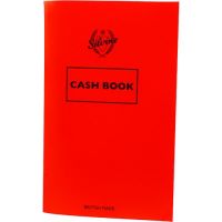 Silvine Cash Book 159x99mm 72 Pages Red (Pack 24) - 042C