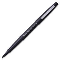 Paper Mate Flair Fibre Tip Pen 0.8mm Line Black (Pack 12)