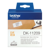 Brother Small Address Label Roll 62mm x 29mm 800 labels - DK11209