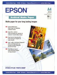 EPSON A4 ARCHIVAL MATTE PAPER PK50