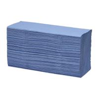 Maxima Green Hand Towel Z Fold 1 Ply Blue 250 Sheet (Pack 12) - 1104063