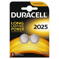 Duracell Lithium Coin Batteries 3V 2025 (Pack 2) - DL2025B2