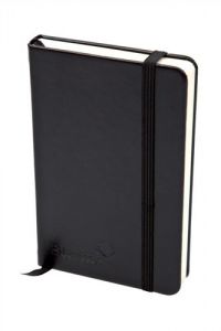 Silvine Executive A5 Casebound Soft Feel Cover Notebook Ruled 160 Pages Black