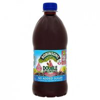 Robinsons Double Concentrate No Added Sugar Apple and Blackcurrant Squash 1.75 Litre (Pack 2) 402047OP