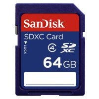 SANDISK 64GB SDXC SD CARD CLASS 4
