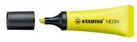 STABILO NEON Highlighter Chisel Tip 2-5mm Line Yellow (Pack 10) - 72/24