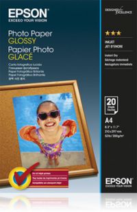 EPSON A4 GLOSSY PHOTO PAPER 200GSM PK20