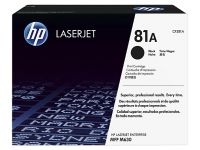 HP 81A Black Standard Capacity Toner 10.5K pages for HP LaserJet Enterprise M604/M605/M606/M630 - CF281A