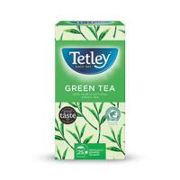 TETLEY PURE GREEN TEA BAGS PK25